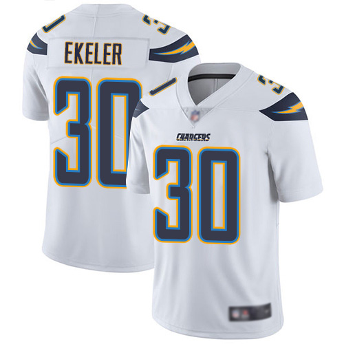 Chargers #30 Austin Ekeler White Men's Stitched Football Vapor Untouchable Limited Jersey