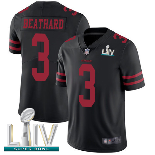 49ers #3 C.J. Beathard Black Alternate Super Bowl LIV Bound Men's Stitched Football Vapor Untouchable Limited Jersey