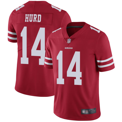 49ers #17 Jalen Hurd Red Team Color Men's Stitched Football Vapor Untouchable Limited Jersey 49ers #17 Jalen Hurd Red Team Color Men's Stitched Football Vapor Untouchable Limited Jersey