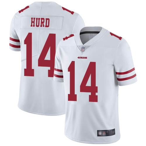 49ers #17 Jalen Hurd White Men's Stitched Football Vapor Untouchable Limited Jersey