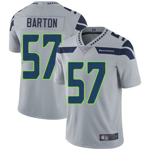 Seahawks #57 Cody Barton Grey Alternate Men's Stitched Football Vapor Untouchable Limited Jersey Seahawks #57 Cody Barton Grey Alternate Men's Stitched Football Vapor Untouchable Limited Jersey