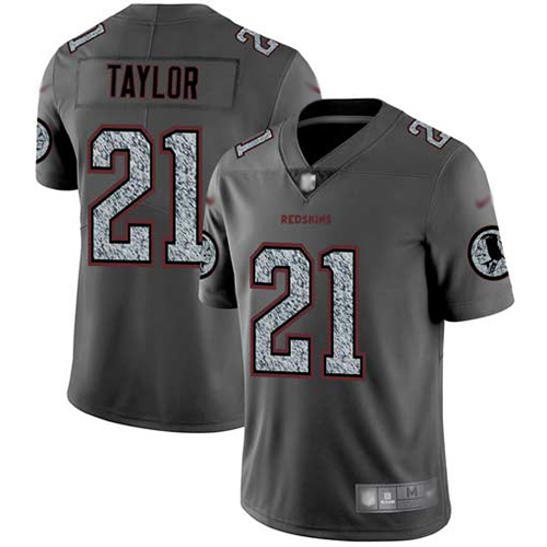 Redskins #21 Sean Taylor Gray Static Men's Stitched Football Vapor Untouchable Limited Jersey