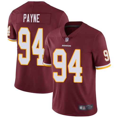 Redskins #94 Da'Ron Payne Burgundy Red Team Color Men's Stitched Football Vapor Untouchable Limited Jersey Redskins #94 Da'Ron Payne Burgundy Red Team Color Men's Stitched Football Vapor Untouchable Limited Jersey