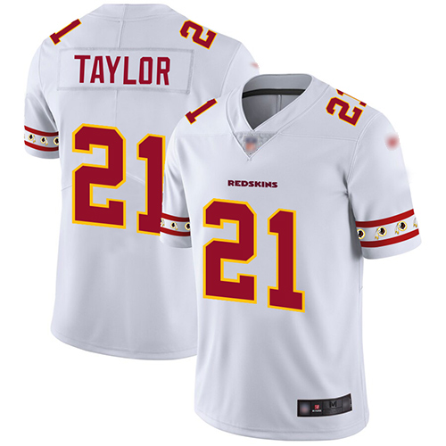 Redskins #21 Sean Taylor White Men's Stitched Football Limited Team Logo Fashion Jersey