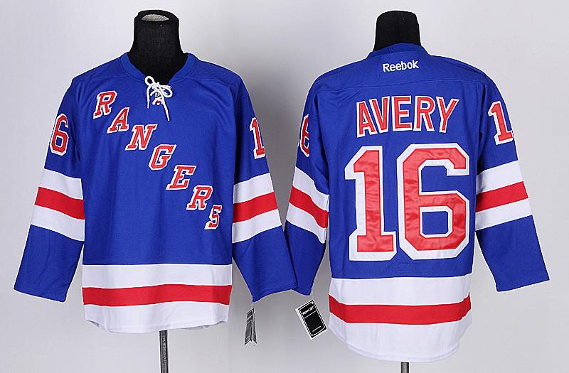 New York Rangers 16 Sean Avery Blue NHL Jerseys New York Rangers 16 Sean Avery Blue NHL Jerseys