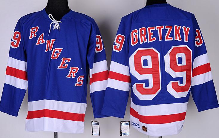 New York Rangers 99 Wayne Gretzky Blue NHL Jerseys New York Rangers 99 Wayne Gretzky Blue NHL Jerseys