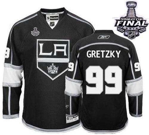 Los Angeles Kings #99 Wayne Gretzky Black Home 2014 Stanley Cup Finals Stitched NHL Jerseys