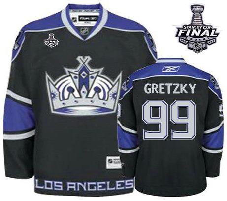 Los Angeles Kings #99 Wayne Gretzky Black Third 2014 Stanley Cup Finals Stitched NHL Jerseys