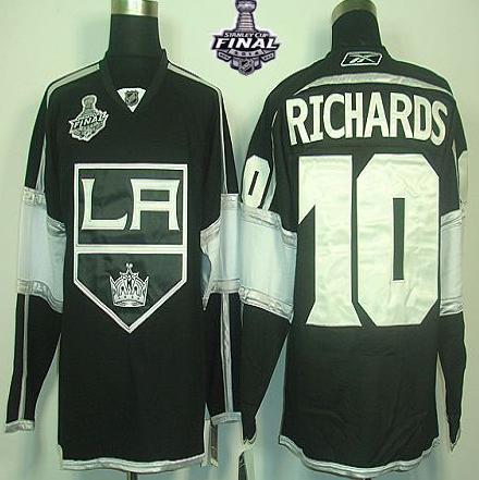 Los Angeles Kings #10 Mike Richards Black Home 2014 Stanley Cup Finals Stitched NHL Jerseys