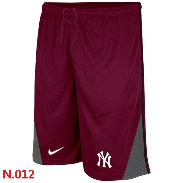 Nike New York Yankees Performance Training Shorts Red
