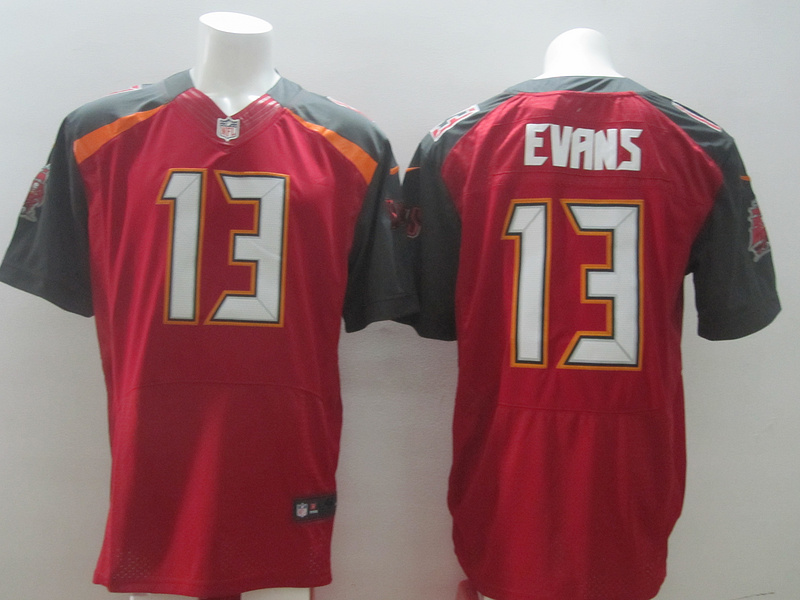 Nike Tampa Bay Buccaneers 13 Mike Evans Red Elite NFL Jerseys