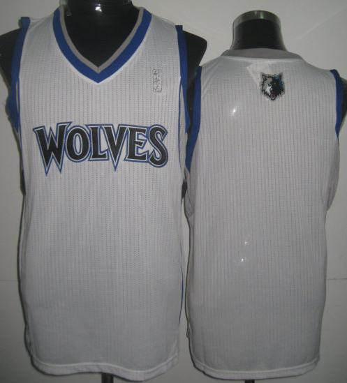 Minnesota Timberwolves Blank White Revolution 30 NBA Jerseys