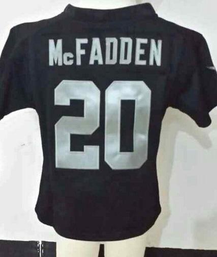Baby Nike Oakland Raiders 20 Darren McFadden Black NFL Jerseys