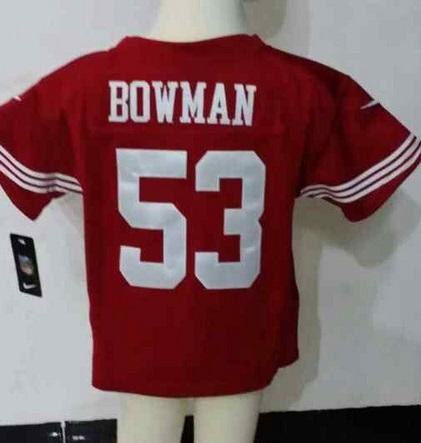 Baby Nike San Francisco 49ers 53 Navorro Bowman Red NFL Jersey