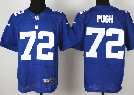 Nike Indianapolis Colts 72 Justin Pugh Blue Elite NFL Jerseys