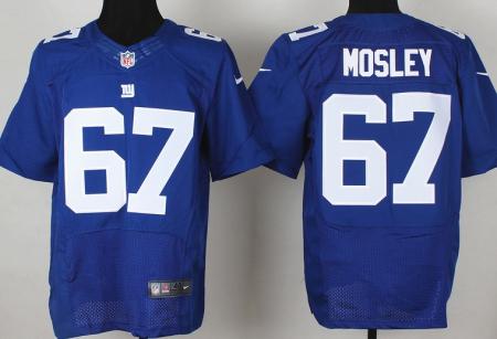 Nike Indianapolis Colts 67 Mosley Blue Elite NFL Jerseys