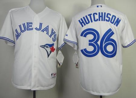 Toronto Blue Jays 36 Drew Hutchison White MLB Jerserys
