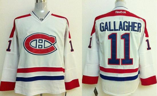 Montreal Canadiens 11 Brendan Gallagher White NHL Hockey Jerseys