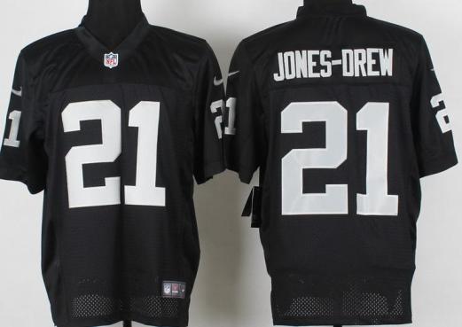 Nike Oakland Raiders 21 Maurice Jones-Drew Black Team Color Elite NFL Jerseys