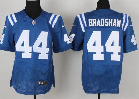 Nike Indianapolis Colts 44 Ahmad Bradshaw Blue Elite NFL Jerseys