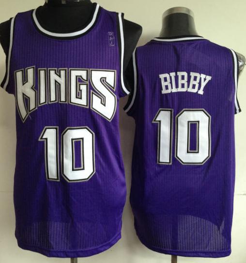 Sacramento Kings 10 Mike Bibby Purple Revolution 30 NBA Jerseys