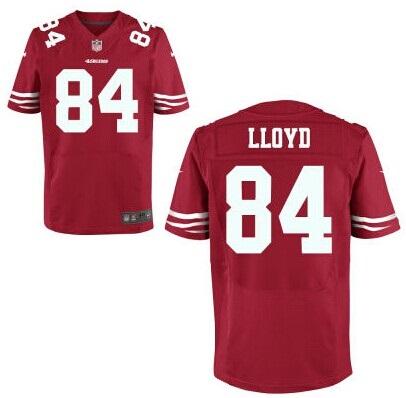 Nike San Francisco 49ers #84 Brandon Lloyd Red Elite NFL Jerseys
