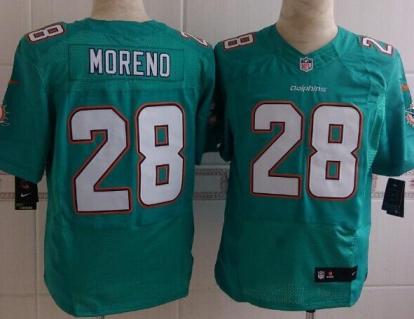 Nike Miami Dolphins 28 Knowshon Moreno Green Elite NFL Jerseys