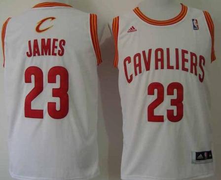 Cleveland Cavaliers 23 LeBron James White Revolution 30 Swingman NBA Jerseys