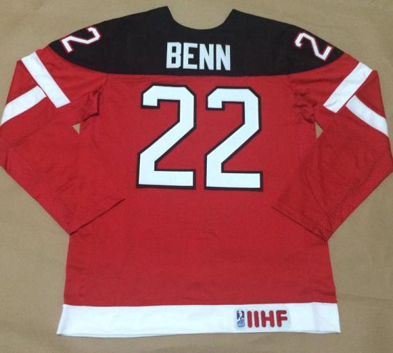 Canada Olympic 100th Anniversary 22 Jamie Benn Red Hockey Jerseys