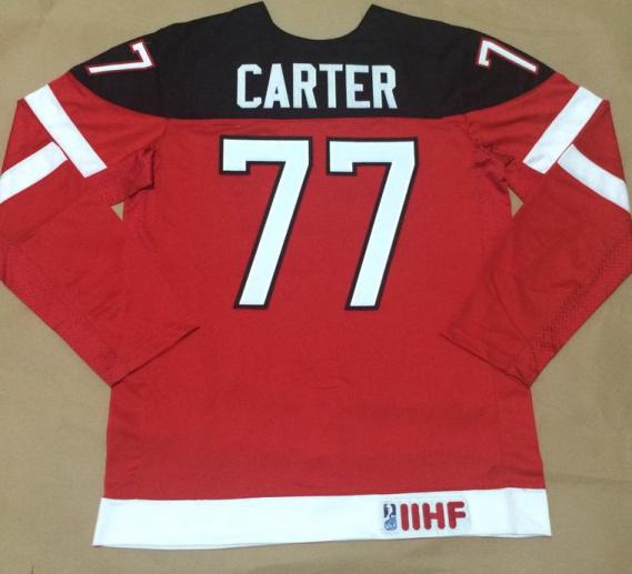Canada Olympic 100th Anniversary 77 Jeff Carter Red Hockey Jerseys
