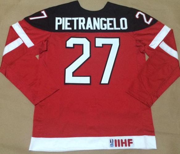 Canada Olympic 100th Anniversary 27 Alex Pietrangelo Red Hockey Jerseys