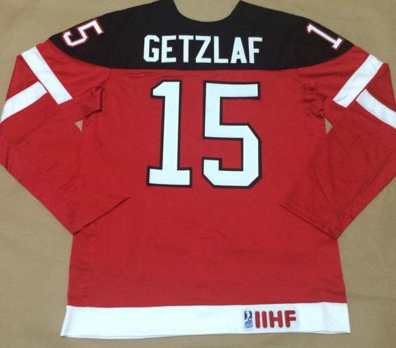 Canada Olympic 100th Anniversary 15 Ryan Getzlaf Red Hockey Jerseys