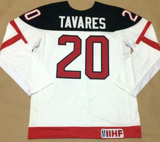 Canada Olympic 100th Anniversary 20 John Tavares White Hockey Jerseys