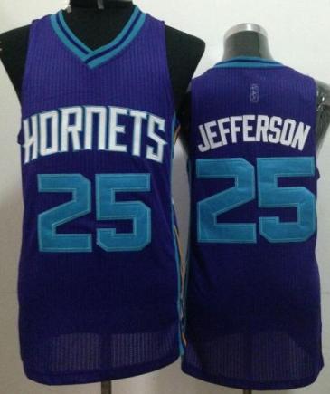 Charlotte Hornets 25 Jefferson Purple Revolution 30 NBA Jerseys