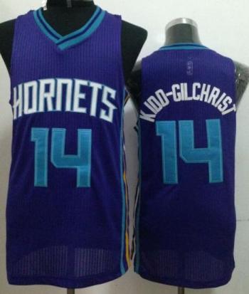 Charlotte Hornets 14 Michael Kidd-Gilchrist Purple Revolution 30 NBA Jerseys