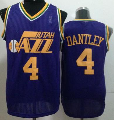 Utah Jazz 4 Adrian Dantley Purple Revolution 30 NBA Jerseys