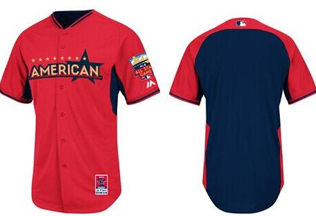2014 All-Star Game American League Blank MLB Jerserys