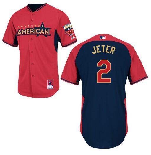 2014 All-Star Game American League New York Yankees 2 Derek Jeter MLB Jerserys
