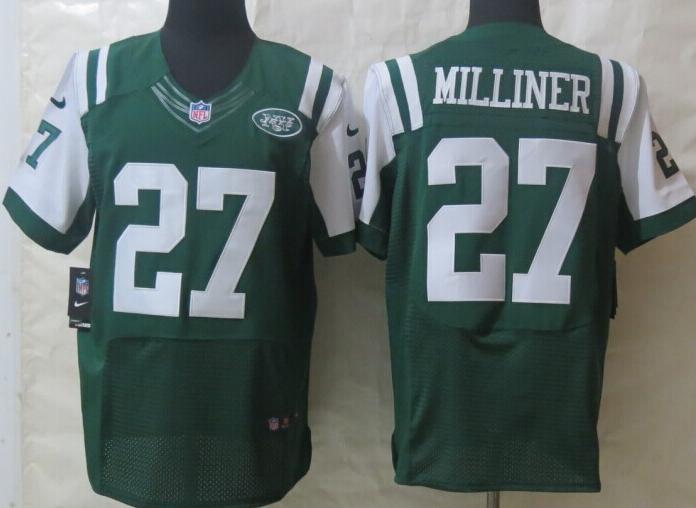 Nike New York Jets 27 Dee Milliner Green Elite NFL Jerseys