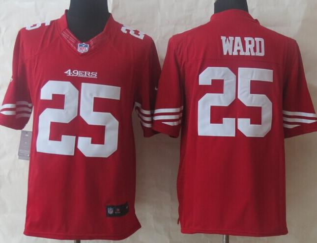 Nike San Francisco 49ers 25 Jimmie Ward Red Elite NFL Jerseys