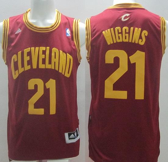 Cleveland Cavaliers 21 Andrew Wiggins Red Revolution 30 Swingman NBA Jerseys