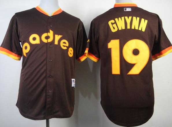 San Diego Padres 19 Tony Gwynn Coffee 1984 Turn Back The Clock MLB Jerseys