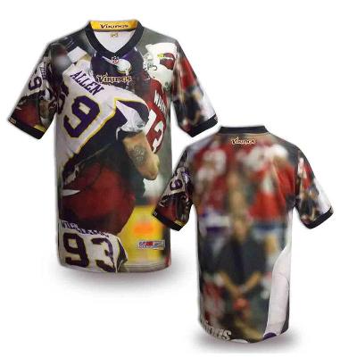 Nike Minnesota Vikings Blank Printing Fashion Game NFL Jerseys (1)