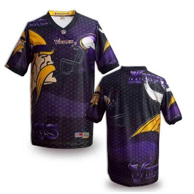 Nike Minnesota Vikings Blank Printing Fashion Game NFL Jerseys (2)