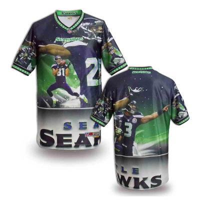 Nike Seattle Seahawks Blank Printing Fashion Game NFL Jerseys (6)