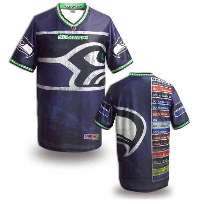 Nike Seattle Seahawks Blank Printing Fashion Game NFL Jerseys (11)