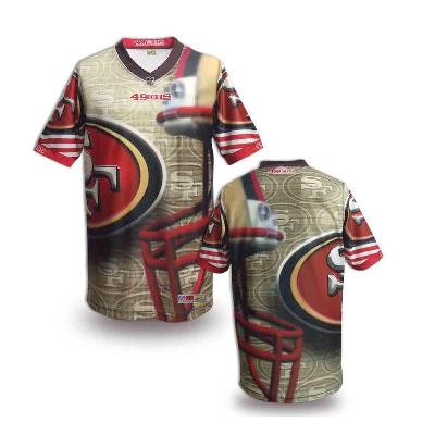 Nike San Francisco 49ers Blank Printing Fashion Game NFL Jerseys (6)