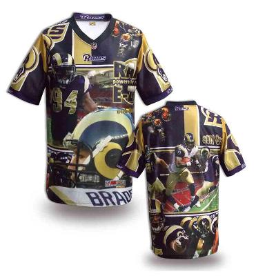 Nike St. Louis Rams Blank Printing Fashion Game NFL Jerseys (1)