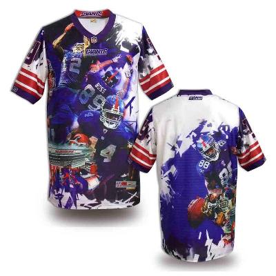 Nike New York Giants Blank Printing Fashion Game NFL Jerseys (2)