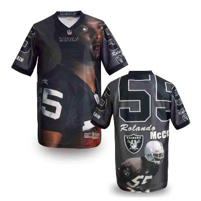 Nike Oakland Raiders Blank Printing Fashion Game NFL Jerseys (3)